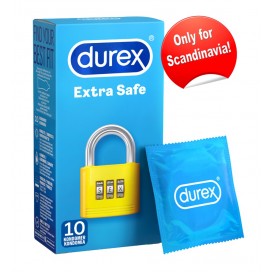 Īpaši biezi prezervatīvi ar papildus lubrikantu lateksa 10 gab - Durex
