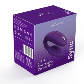 Pāru vibrators ar tālvadības pulti violets - We-Vibe Sync2