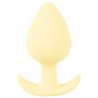 cone-shaped butt plug - Cuties Plugs Yellow