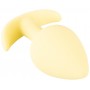 анальная пробка конусовидной формы - Cuties Plugs желтая