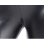 Melns kombinezons ar atveramu kājstarpi un šņorēm aizmugurē XL - Noir