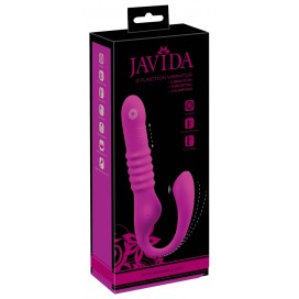 Dubultais vibrators ar 3 funkcijām violets - Javida
