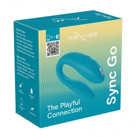 Interaktīvs pāru vibrators zils - We-Vibe Sync Go