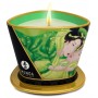 Masāžas svece ar zaļās tējas aromātu 170 ml - Shunga