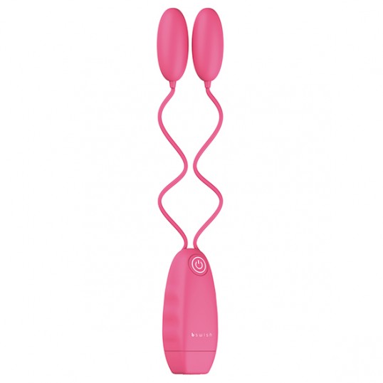 Dubults vibro ložu vibrators rozā - B swish - bnear