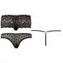 Set of 3 panties. M black Cottelli Collection Lingerie