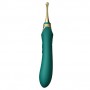 vibrator with 3 attachments - Zalo - bess turquoise green