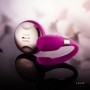 Couples vibrator with remote control - Lelo Tiani 3 Deep Rose