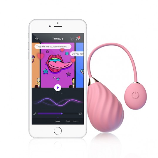 App controlled love egg - Magic Motion - Sundae pink