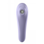 Vibrators ar gaisa pulsatoru un aplikāciju violets - Satisfyer Dual Pleasure