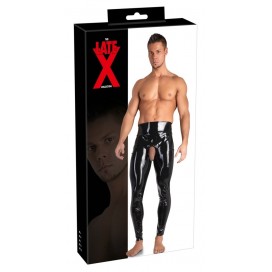 Men's latex leggings xl