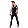 Men's latex jumpsuit 2xl