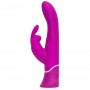 Ieliekts vibrators ar klitora stimulāciju violets - Happy Rabbit Curve