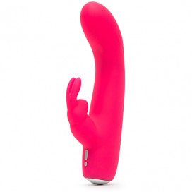 Mini uzlādējams truša vibrators rozā - Happy Rabbit
