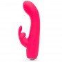 Mini uzlādējams truša vibrators rozā - Happy Rabbit
