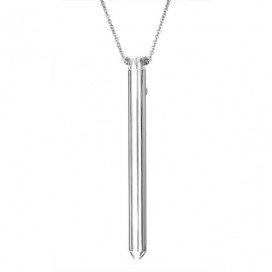 Crave - vesper vibrator necklace silver
