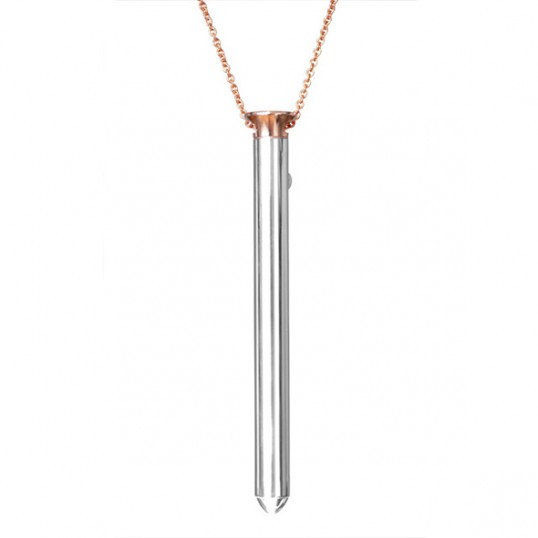 Crave - vesper vibrator necklace rose gold