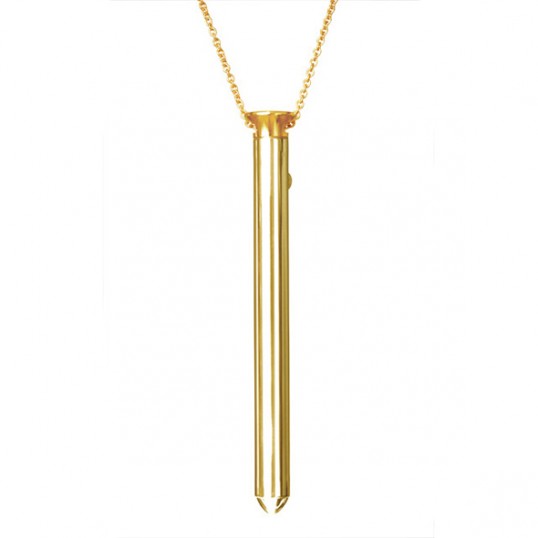 Crave - vesper vibrator necklace gold
