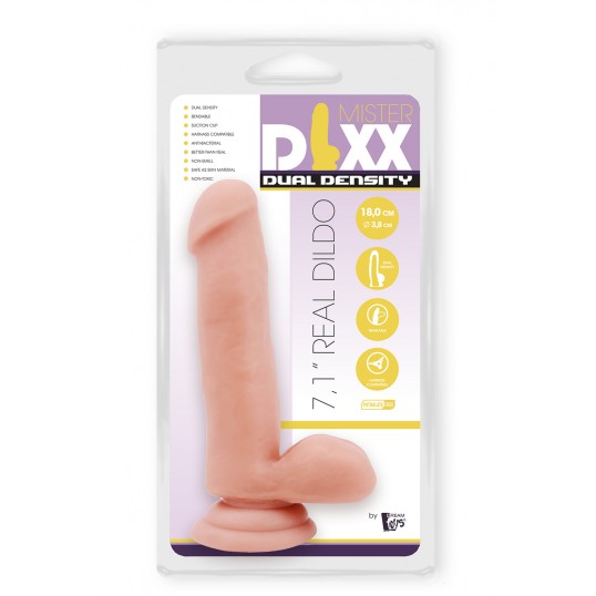 DUAL DENSITY DILDO - MR. DIXX 7.1INCH 18cm
