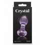 Stikla Anālais Aizbāznis - CRYSTAL GEM violets