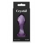 Stikla Anālais Aizbāznis - CRYSTAL GEM violets