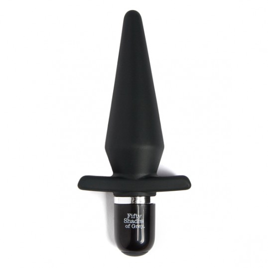 Vibrating butt plug 13 cm - Fifty shades of grey