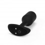 Пробка для ношения с вибрацией b-vibe vibrating snug plug 2, черная
