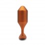 Лимитированная пробка для ношения B-vibe Snug Plug 4, оранжевая