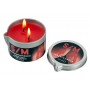 S/m candle in a tin red 100 g
