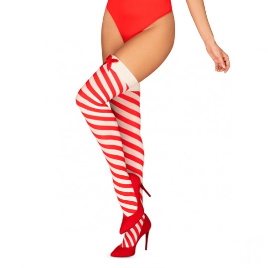 Obsessive - Kissmas Stockings Red S/M