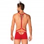 Obsessive - Mr Reindy Harness, Shorts, Headband With Horns S/M