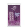 Dzimumlocekļa uzmava ar tekstūru caurspīdīga - Jelly joy 