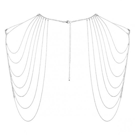 Bijoux indiscrets - magnifique shoulder jewelry silver