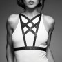 Bijoux indiscrets - maze net cleavage harness black