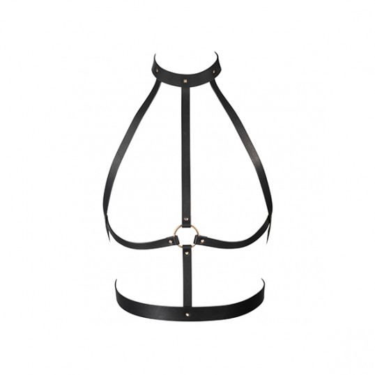 Портупея женская «h harness» из коллекции maze от bijoux, цвет черный, размер os, 0225