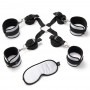 Fifty shades of grey - bed restraints kit black
