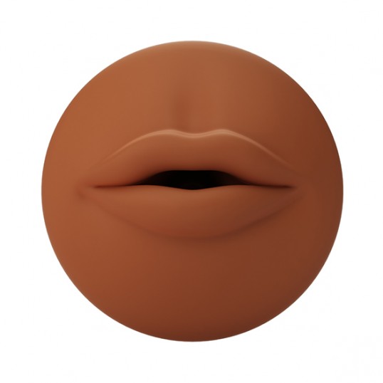 Autoblow - a.i. silicone mouth sleeve brown