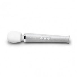 le wand - petite all that glimmers rechargeable vibrating massager white