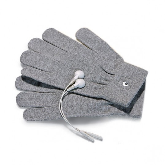 Перчатки с миостимуляцией mystim magic gloves, серый