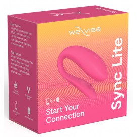 Pāru vibrators vadāms ar aplikāciju rozā - We-Vibe Sync Lite