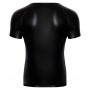Ādas imitācijas krekls melns M - Noir