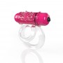Erekcijas dzimumlocekļa un sēklinieku gredzens ar vibro lodi rozā - The Screaming O - 4T DoubleO 6