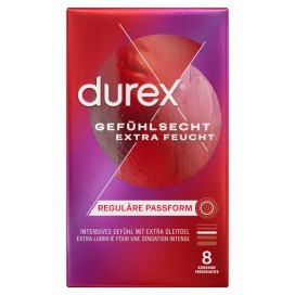 Durex - Prezervatīvi extra lubr. 8gb