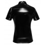 Vinila krekls ar apkakli melns XL - Black Level