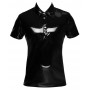 Vinila krekls ar apkakli melns XL - Black Level