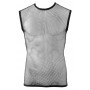 Caurspīdīgs tīkliņauduma krekls melns XL/2XL - Svenjoyment