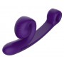 Vibrator for simultaneous stimulation of the G-spot and clitoris Purple - Snail Vibe