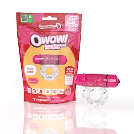 Erekcijas gredzens ar vibro lodi rozā - The Screaming O - 4T OWow