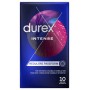 Prezervatīvi ar tekstūru un stimulējošu gelu sievietēm lateksa 10 gab - Durex Intense Orgasmic