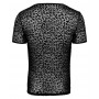 Krekls ar leoparda rakstu melns 2XL - Noir